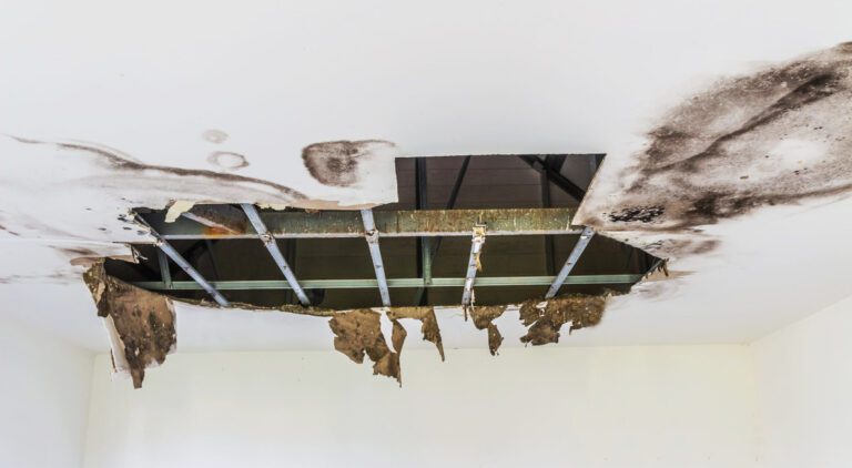 WHAT CAN I DO ABOUT WATER DAMAGE TO MY CEILING?
