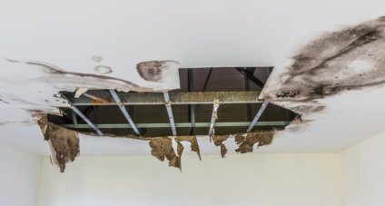 WHAT CAN I DO ABOUT WATER DAMAGE TO MY CEILING