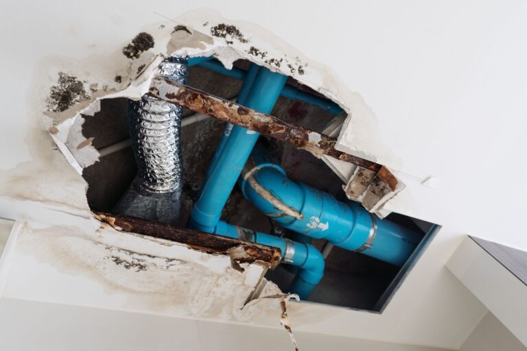 WHO TO CALL FOR A WATER LEAK IN THE CEILING?