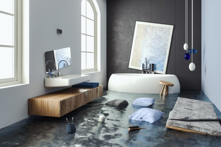 HOW TO CHECK FOR WATER DAMAGE IN THE BATHROOM