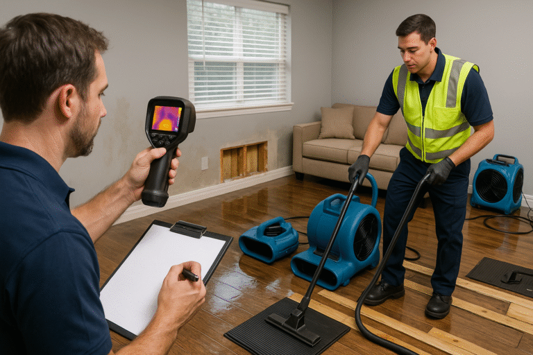 From Evaluation to Restoration: The Process of Water Damage Assessment and Restoration