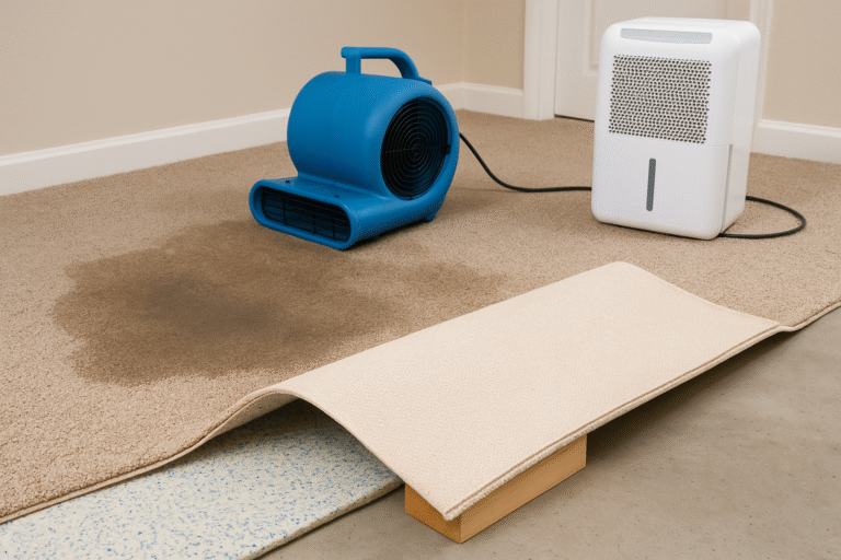 How to Dry Wet Carpets Yourself – A Step-by-Step Guide